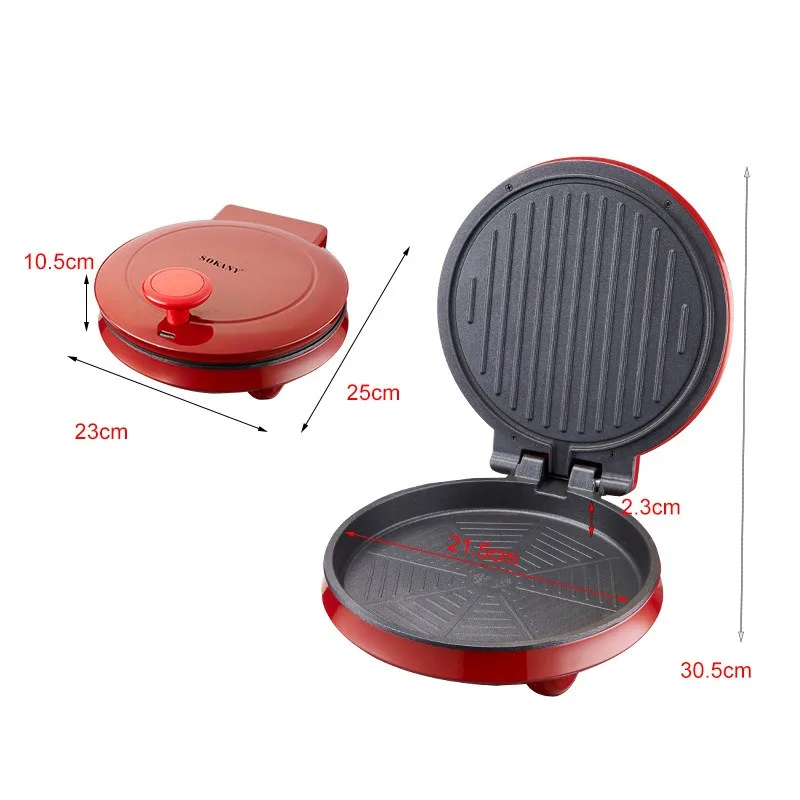 110V Electric Pizza Machine, D - đánh giá và giá Mini Waffle Maker Machine