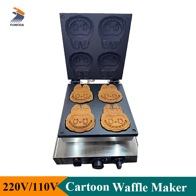 Professional Cartoon Shape Waf - đánh giá và giá Mini Waffle Maker Machine